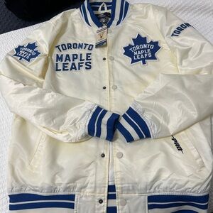 Toronto Maple Leafs Bomber Jacket New With Tags Men’s XL
